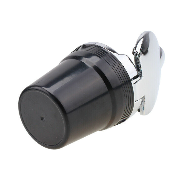 Portable Stainless Car Cigarette Ashtray Ash W/ Blue LED Light  Cup Holder Black