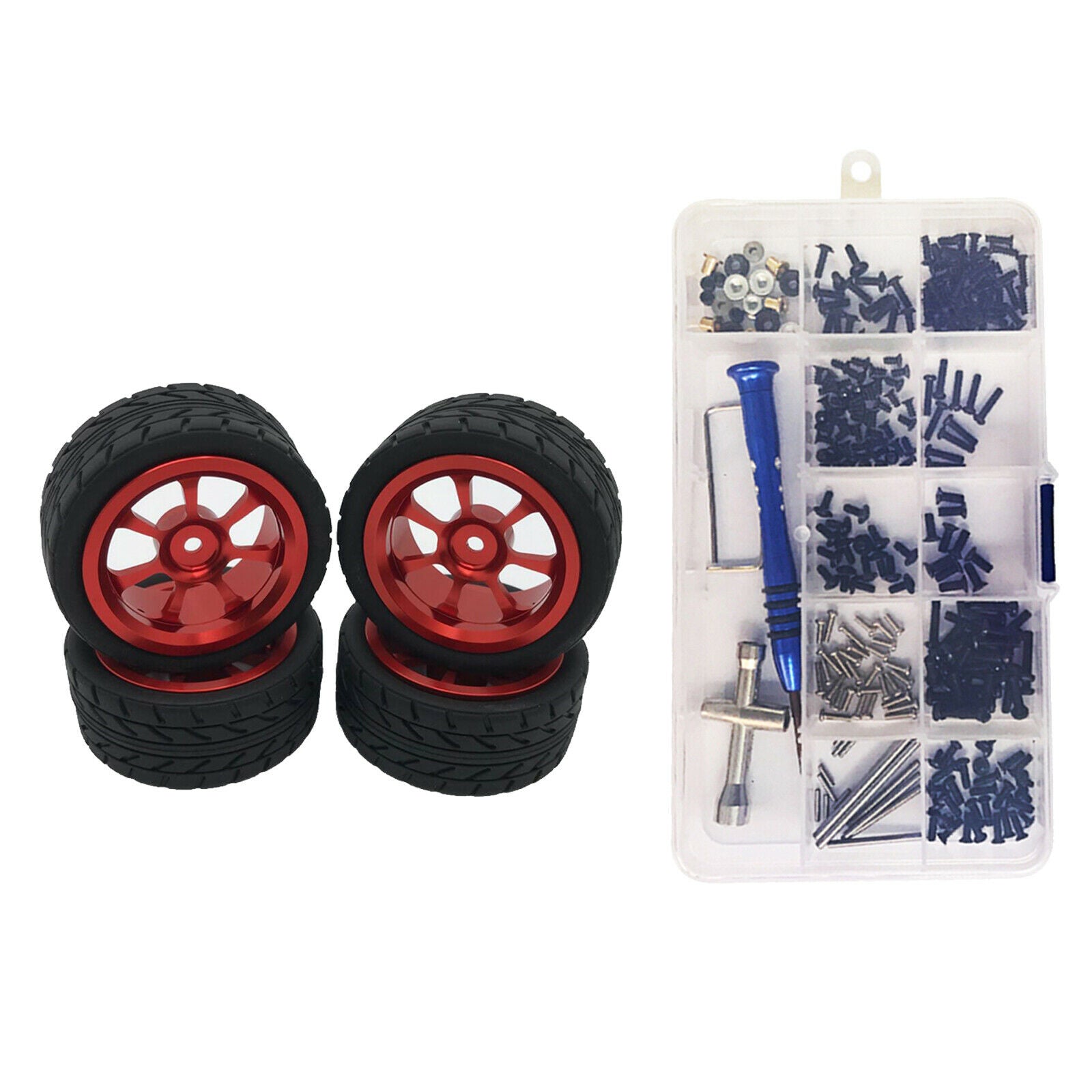 Screws Box Kit with Tire for Wltoys 1/14 144001 RC Car Accessories Part
