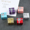 6Pcs Bowknot Square Small Ring Box Jewelry Gift Packaging Case Storage Wedding
