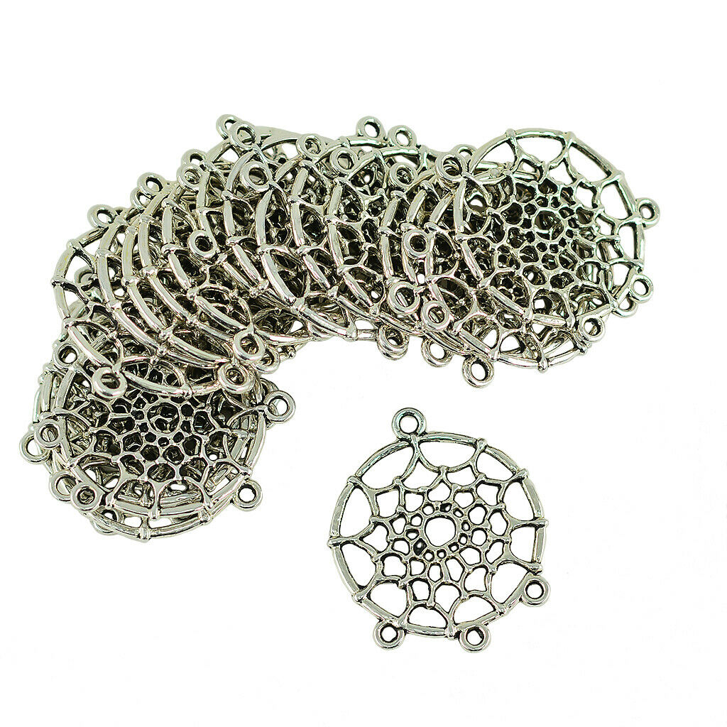 20x Dreamcatcher Connector Charms Pendant for Crafts Jewelry Making Findings