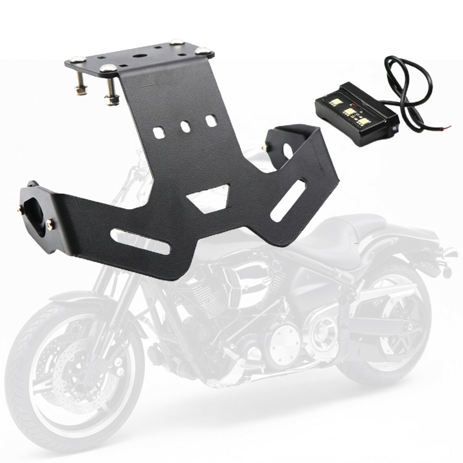 LED License Plate Light Holder Frame for Yamaha MT-15 2019-2020 Motorcycles