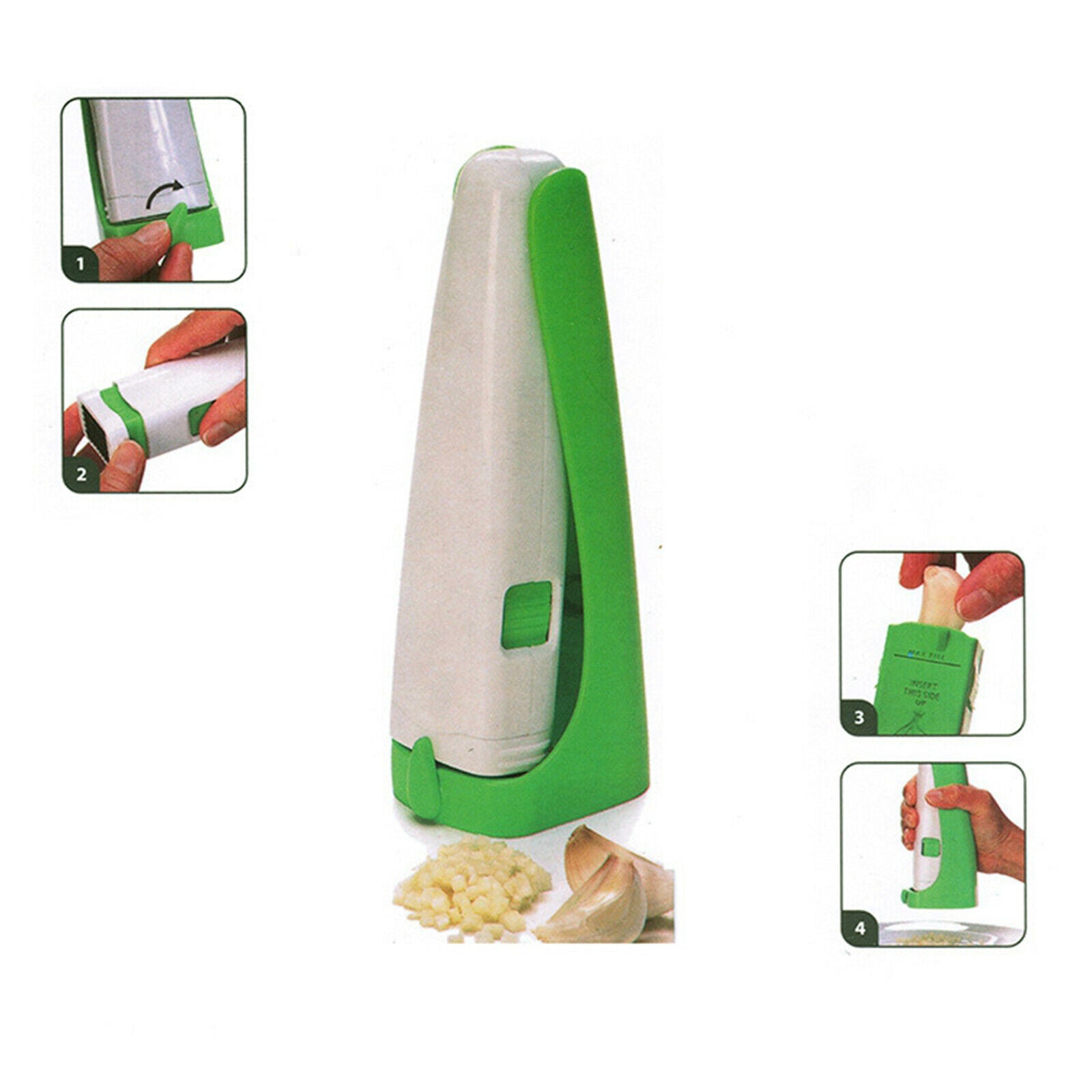 Stainless Steel Press Vegetable Press GARLIC CHOPPER Cutter Slicer Kitchen Tools