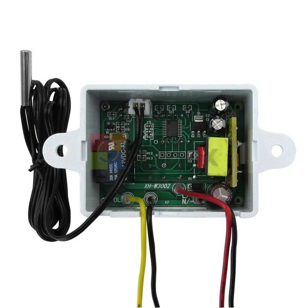 W3002 LED Temperature Controller Digital Thermostat with Transformer AC 110-220V