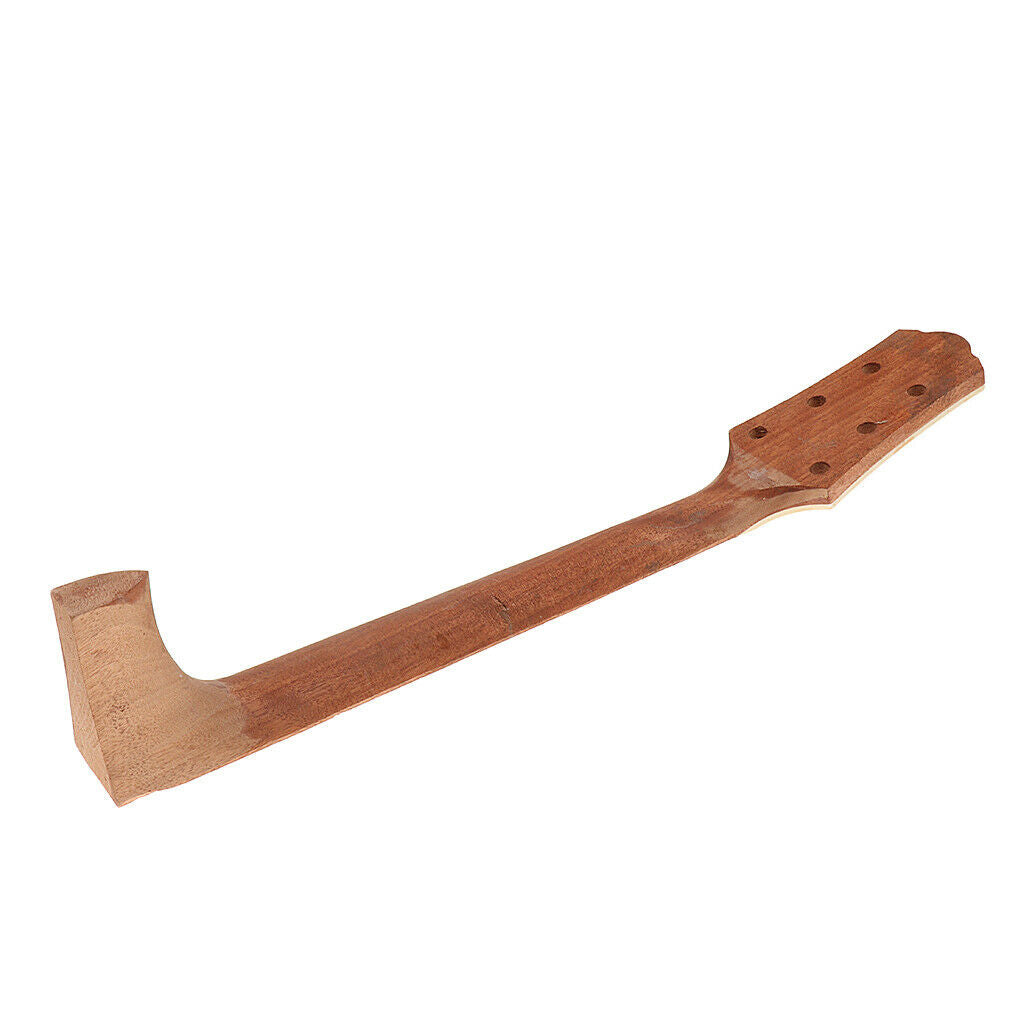 22 inch Unfinished Guitar Neck Replacement Mahogany Neck Fingerboard for Folk
