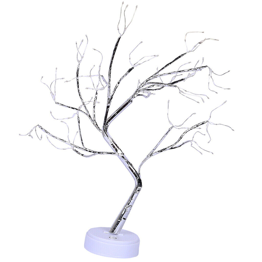 Decorative Tabletop Tree Light LED Night Light for Home Decor Warm White