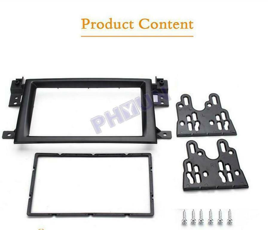 For 2005-2014 Suzuki Grand Vitara 2 DIN Stereo Radio Fascia Panel Frame Kit