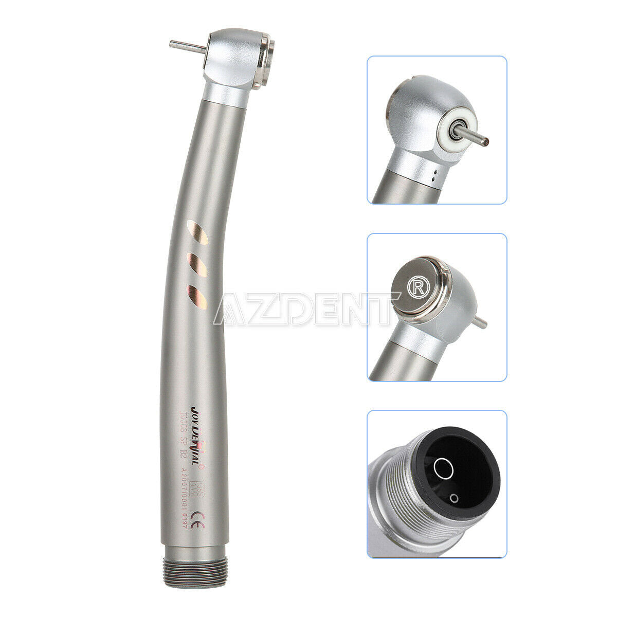Dental LED Integrate E-generator Shadowless Ring High Speed Handpiece 2 Holes