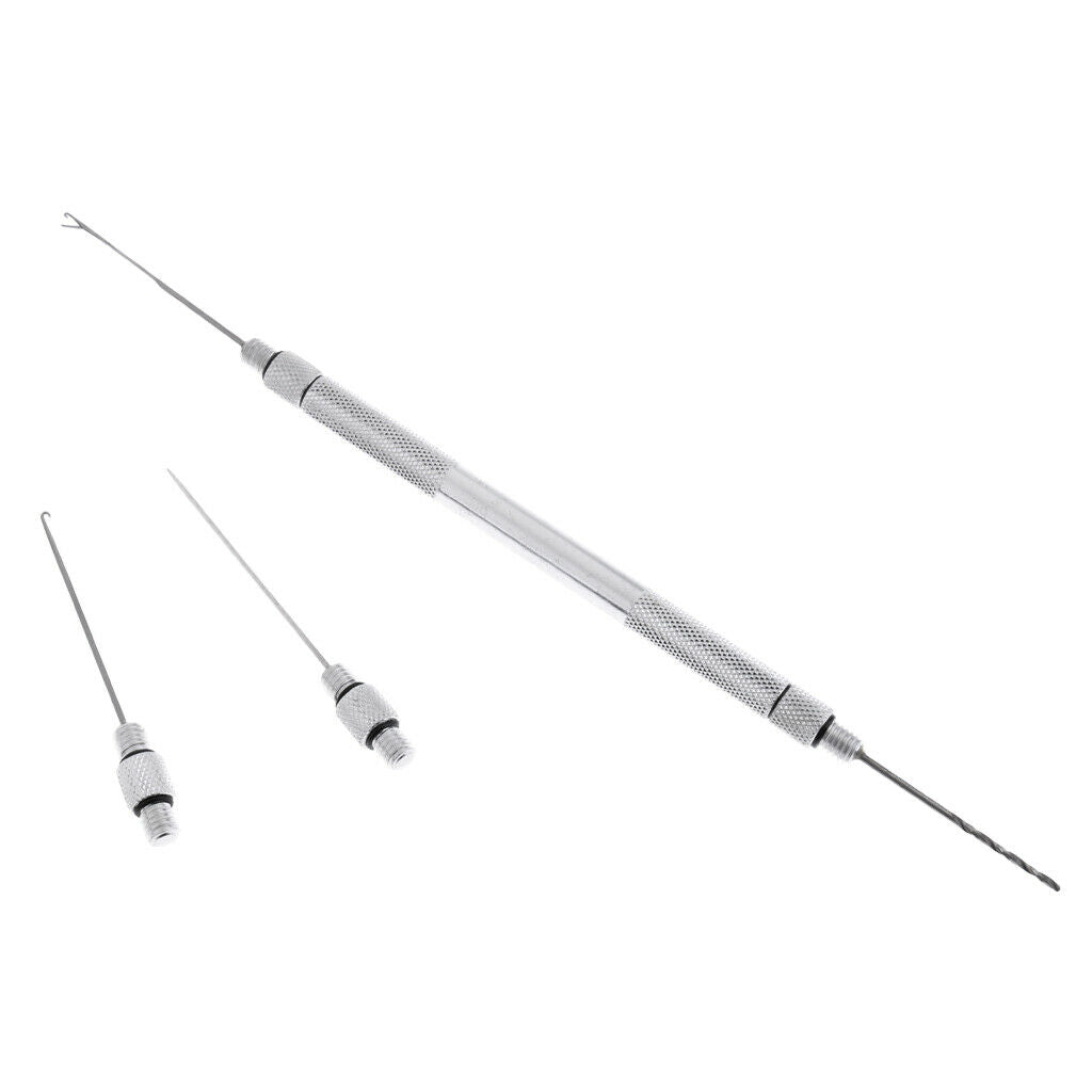 Carp Fishing Rigging Bait Needle Drill Hook Tackle Sliver Rigging Tool Kit