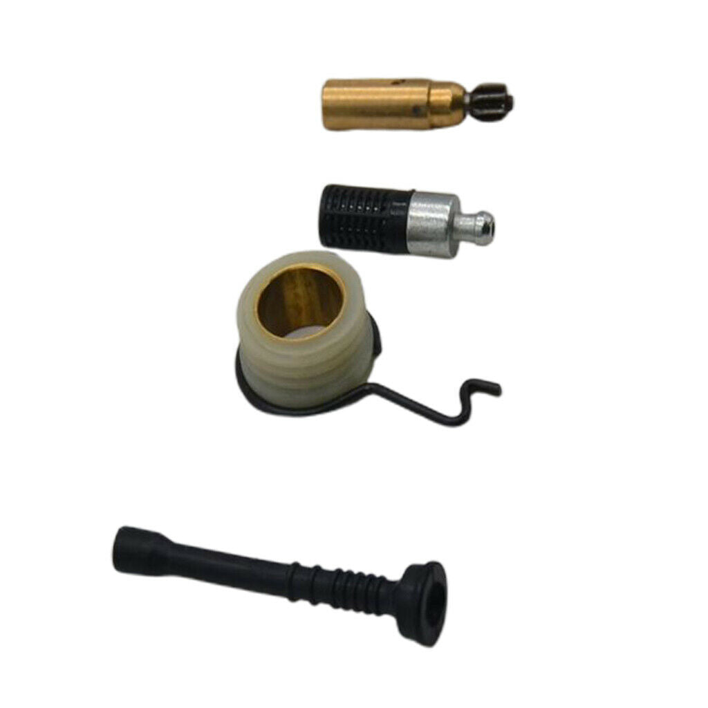 4x Oil Pump Worm Gear Oil Filter Hose Line Set Fit For Stihl ms250 025 New