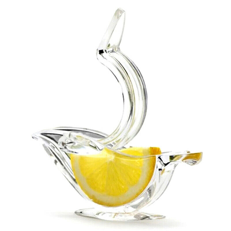 Acrylic Lemon Clip Transparent Fruit Juicer Home Kitchen Bar Gadget Boat ShaFCA