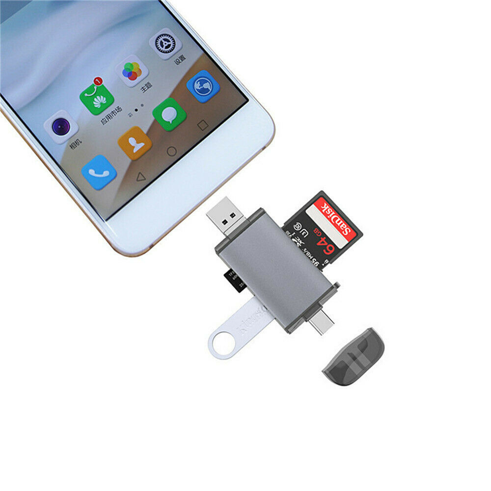 6 in1 TypeC Card Reader OTG Card Reader USB Port Computer Mobile Phone Universal