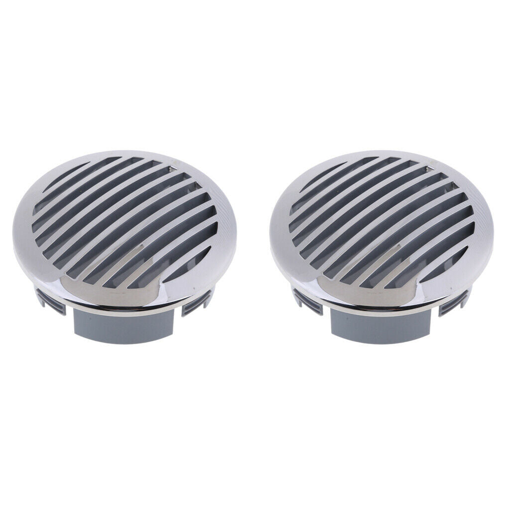 2Pcs 4 inch 100mm 316 Marine Grade Stainless Steel Grill Airflow Vent Cover