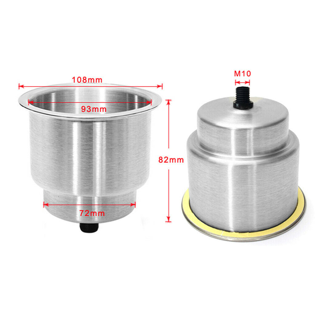 Stainless Steel Beverage Holder Cup Holder Ashtray Bottle Holder Can Holder