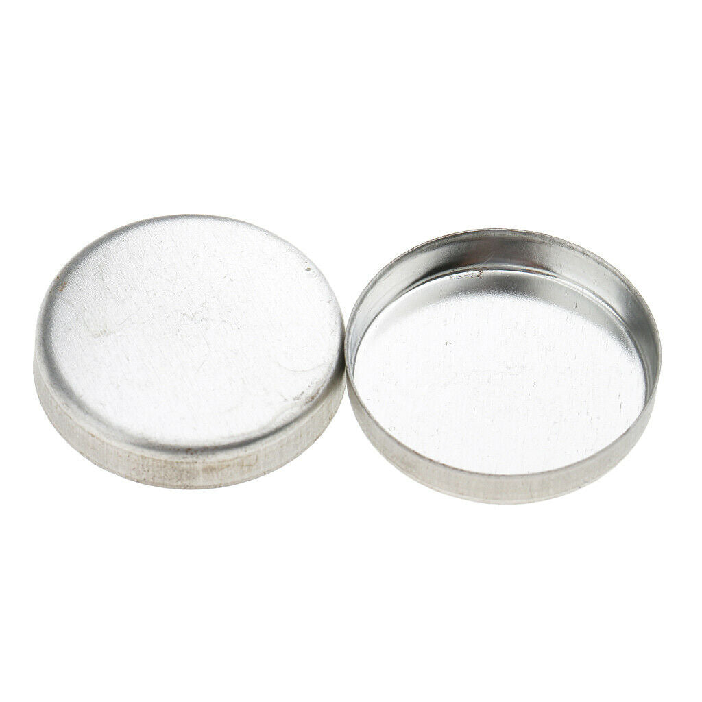 200 Packs Empty Round Square Metal Pans for Eyeshadow Palette Magnetic Cosmetics