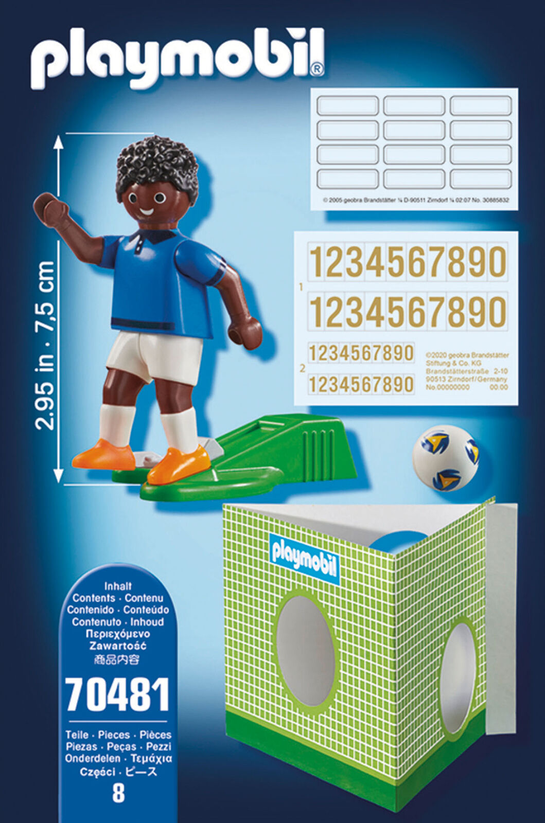 70481 Playmobil Sports & Action National Player France B Suitable for ages 5 yea