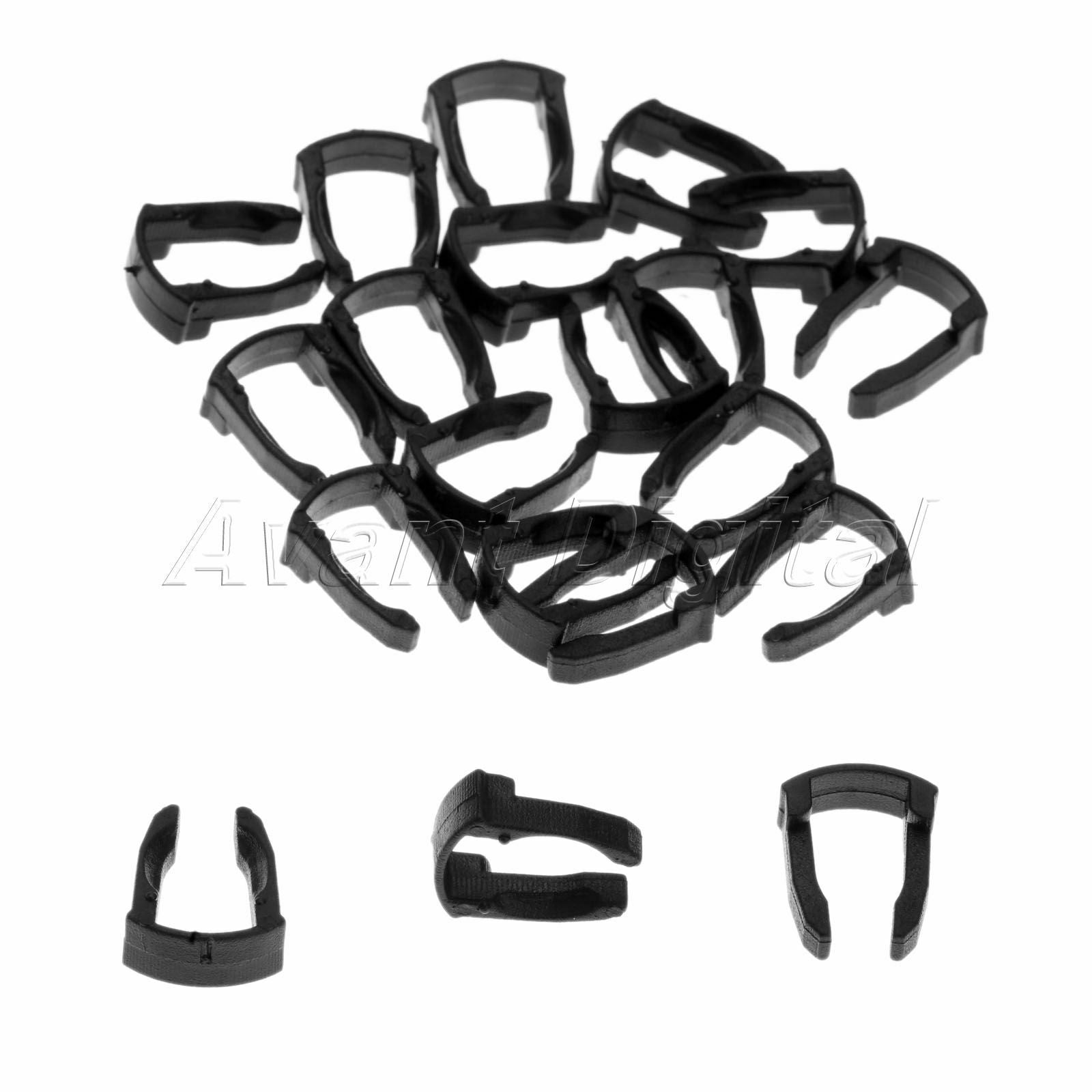 20pcs Black Plastic Clips Fastener Rivets Fit for Skoda Octavia  Bora Jetta