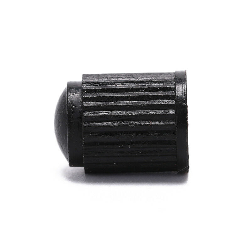 5pcs black plastic dust valve caps bike car wheel tyre air valve stem caps BDAU
