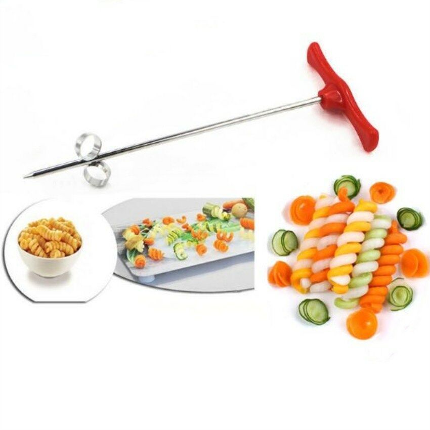 Manual Roller Spiral Slicer Radish Potato Tools Vegetable Spiral Cutter Kitchen