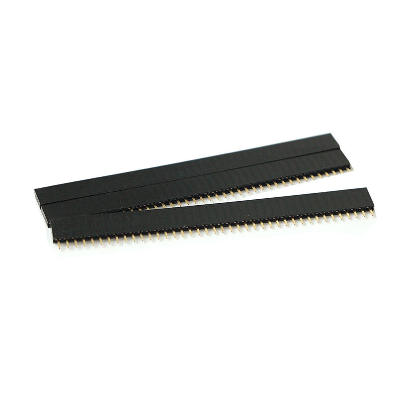20x 40 Pin 2.54mm Male Female SIL Header Socket Single Row Strip PCB Conne.l8
