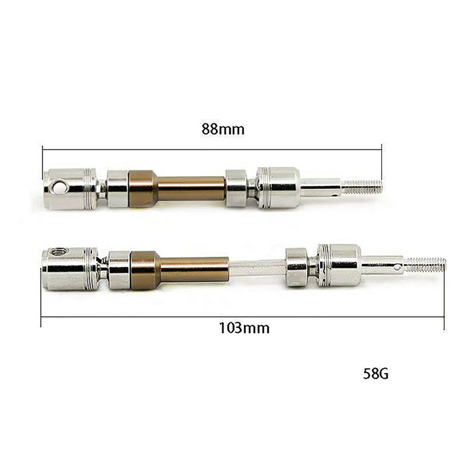For 1/12 FY-03 RC Car Metal Axle Transmission Wheel Axles Drive Shaft Parts