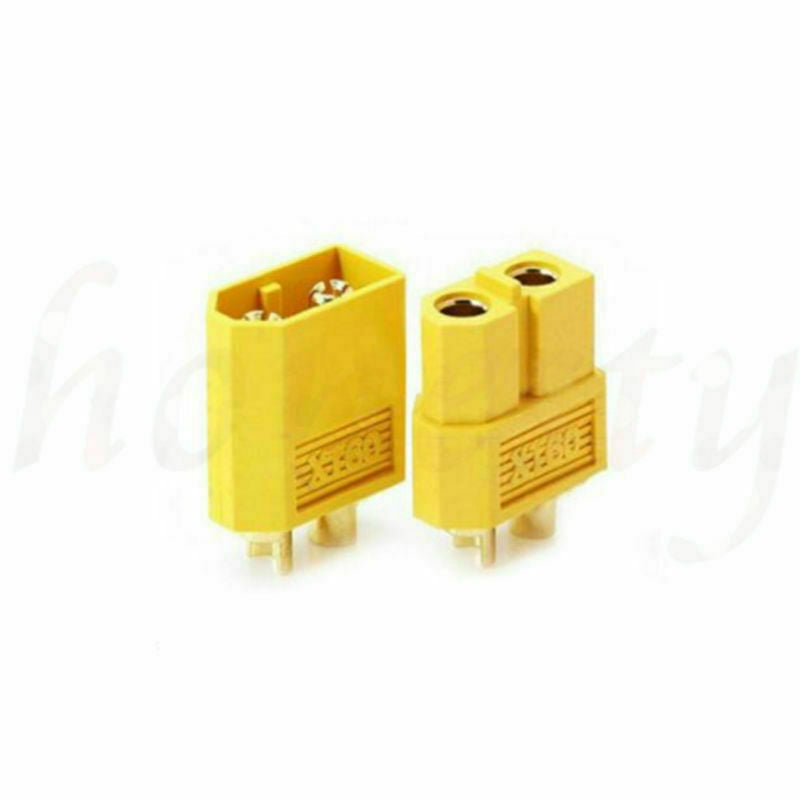 5 Pairs T60 Male & Female Bullet Connectors Plugs for RC Lipo Battery Tools