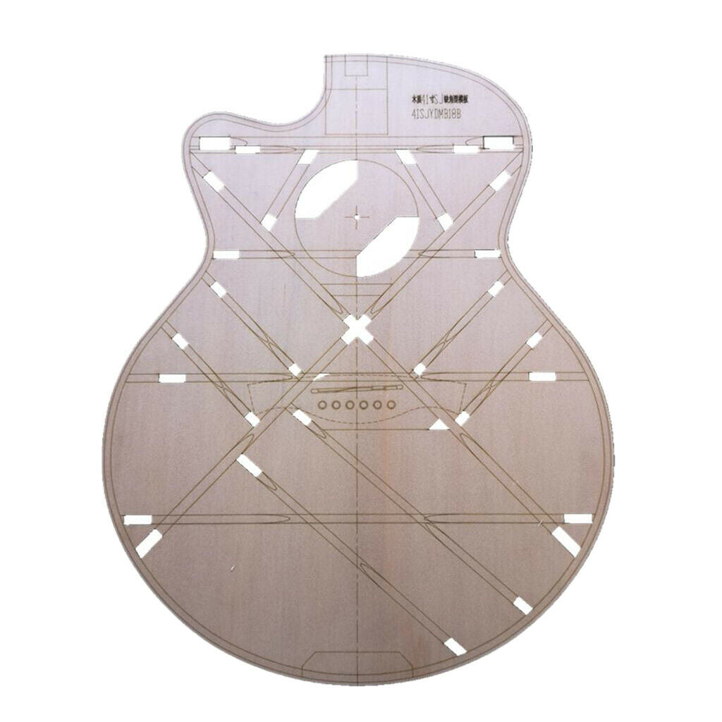 DIY Acoustic Guitar Body Layout Template Premium SJ Guitar Building Templates,
