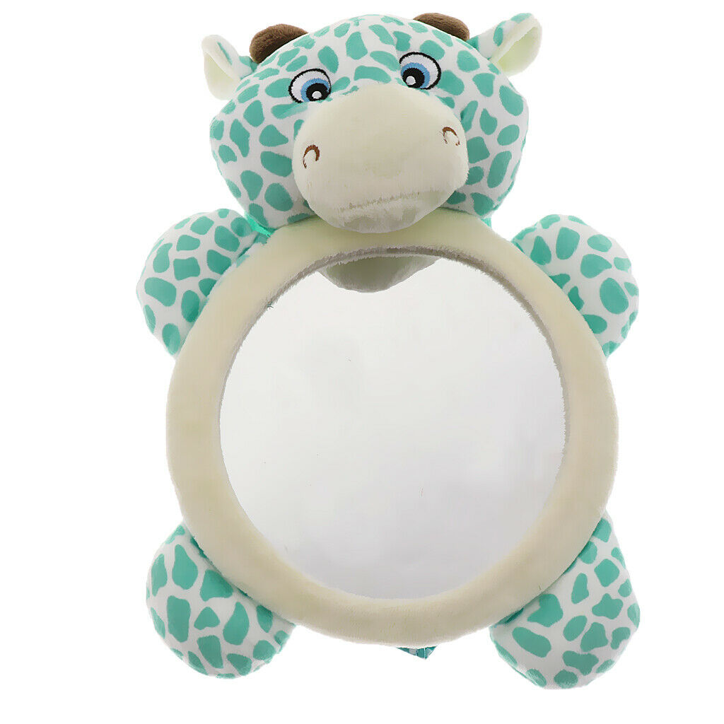 Soft Cow Safety Mirror Baby Cow Framed Car Mirror Backseat