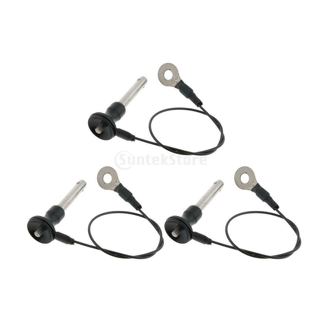Lots 3 Ball Lock Pins Push Button Ball Lock Release Quick Ball Lock Pin 40mm