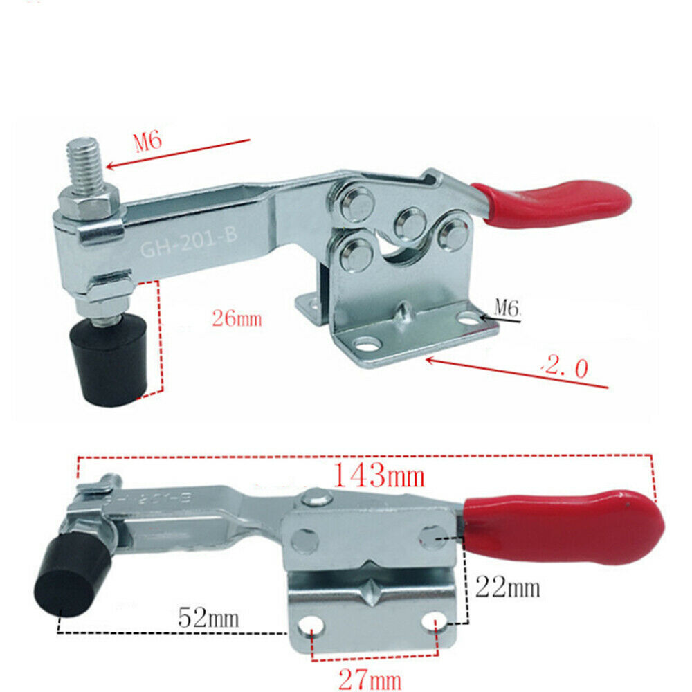 Hold Down Toggle Clamps Latch Hand Tool Anti Slip Heavy Duty Toggle Clamp