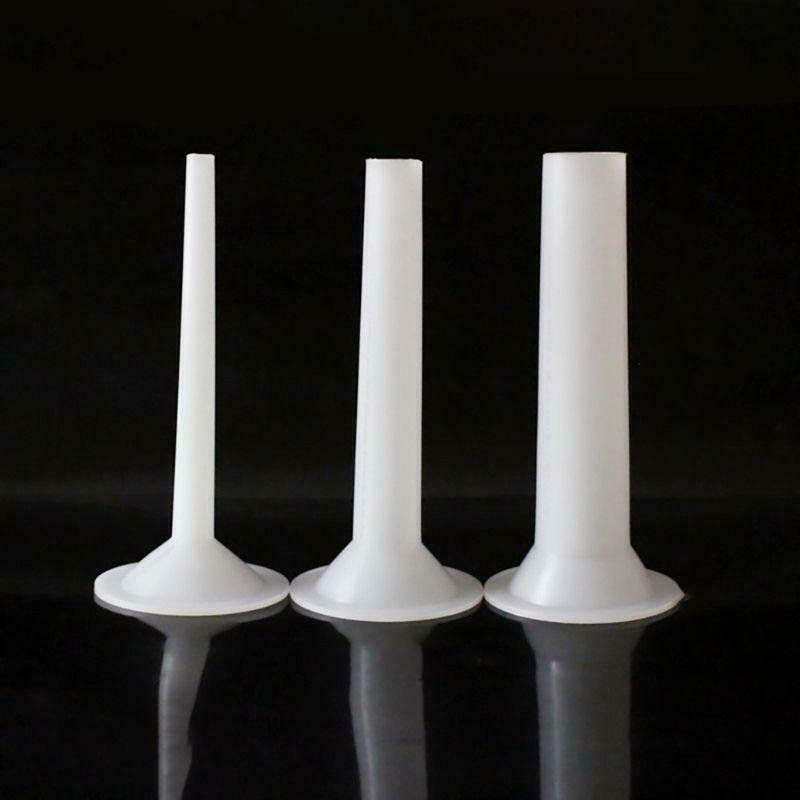 3 Sizes Sausage Making Funnel Filler Stuffer Filling Tubes DIY Meat Maker Manual