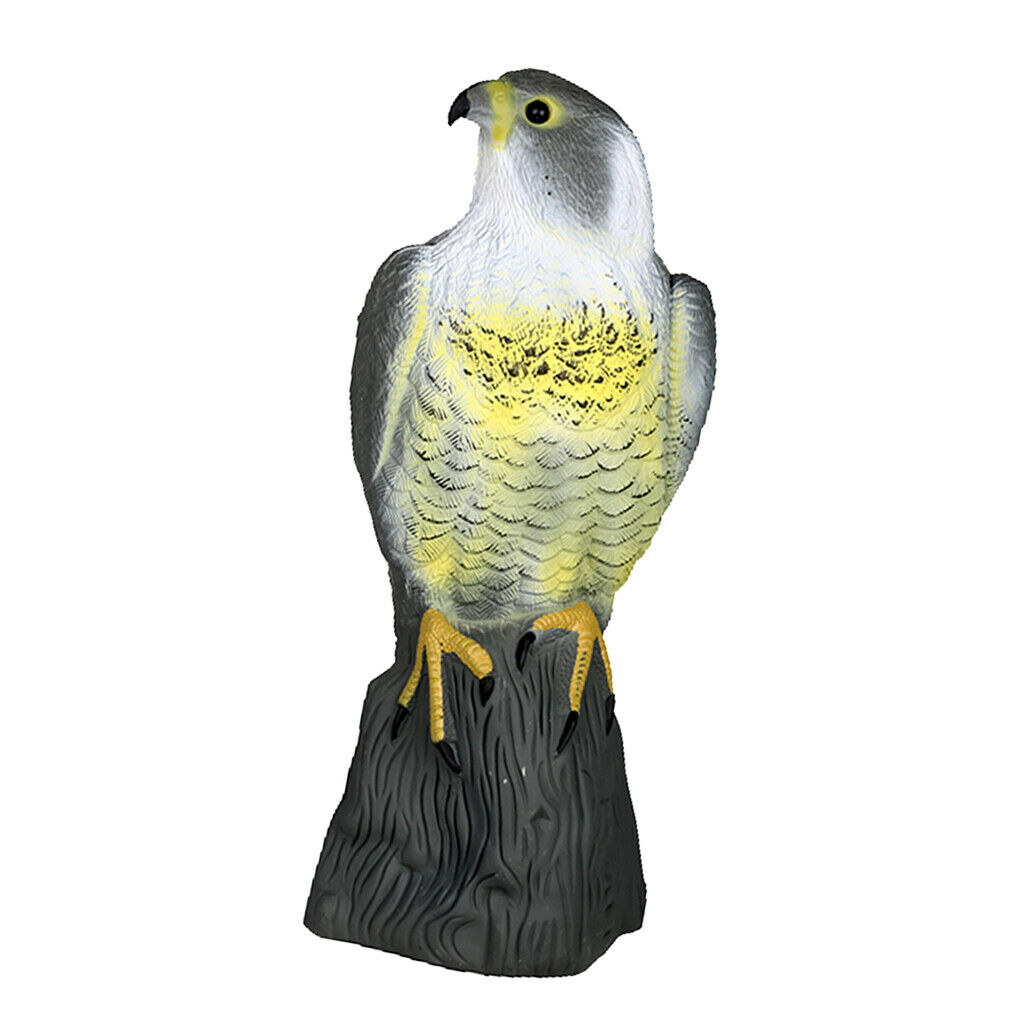 Realistic Eagle Hawk Hunting Decoyl Bird Falcon Pigeon Scarer Outdoor Garden
