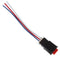 Dual Double Flash Emergency Lamp Signal Button Switch 3 Wires Built-in Lock