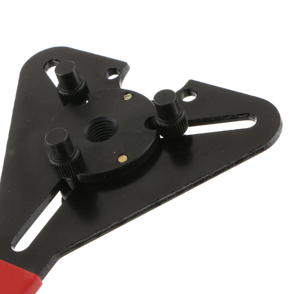 Metal A/C Compressor Clutch Installer/Remover Kit Three-studs Spanner Wrench