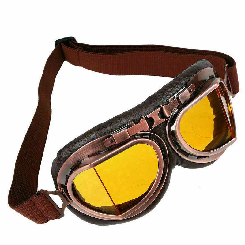 Flying Pilot Style Goggles Snow Glasses Anti UV Snowboard Ski Skate Winter Sport