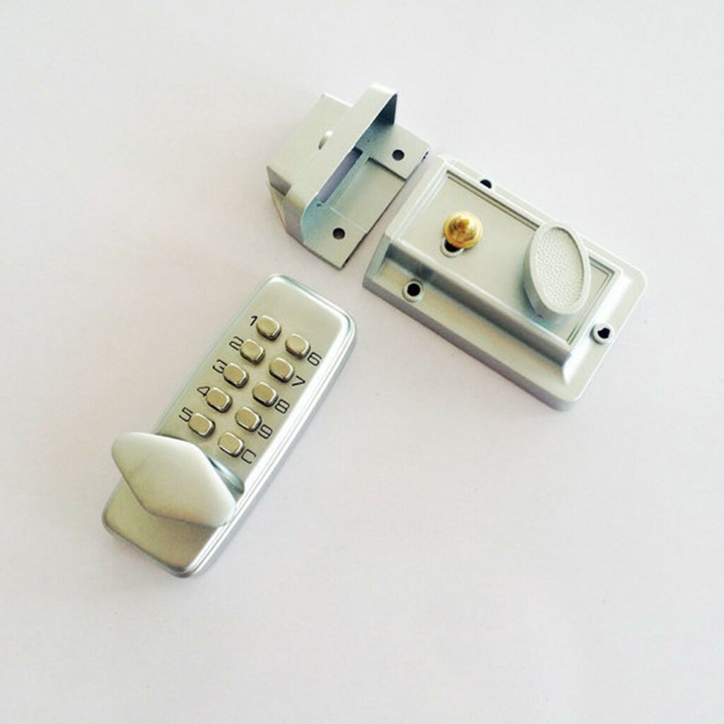 Modern Push Button Mechanical Digital Combination Code Door Lock Keyless