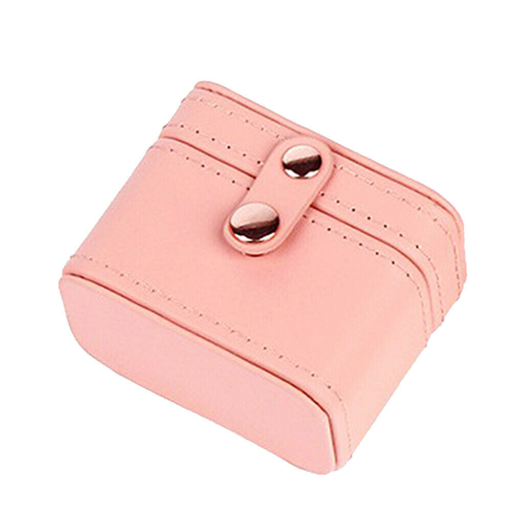 Small Fashion Jewelry Box PU Display Case Storage for Rings Studs Gift Box