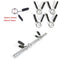 2x Steel 1'' Barbell Spring Clamp Olympic Gym Clips Lock Collar Adjuster