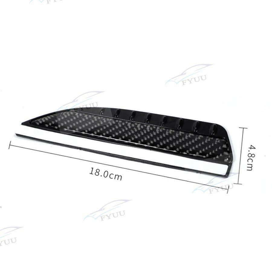 2pc Carbon Fiber Car Rear View Side Mirror Rain Board Eyebrow Guard Sun Visor