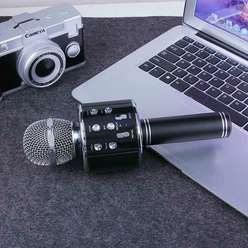 Micro Of Karaoke Wireless Bluetooth Black - New
