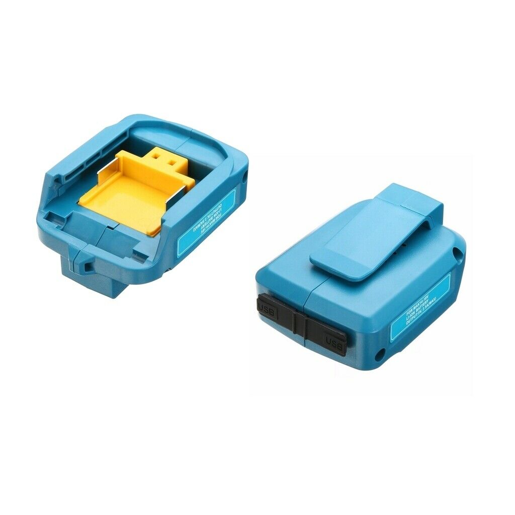 2x Battery USB Adapter for  14.4V 18V Batteries Charger Adapter #2