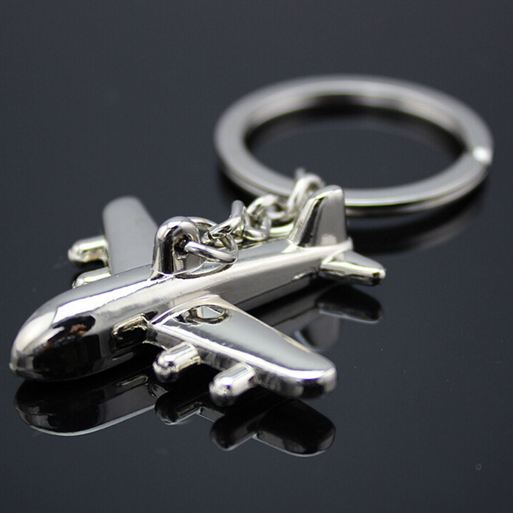 Gift Key Chains Keychain Keyfob Keyring Civil Aviation Air Plane Metal Al.l8