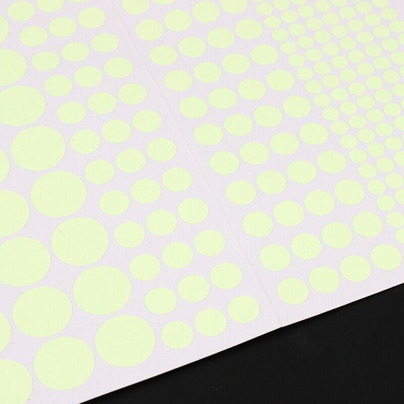 407Pcs Diy Glow In The Dark Wall Stickers Luminous Fluorescent Rould Dot For BG6