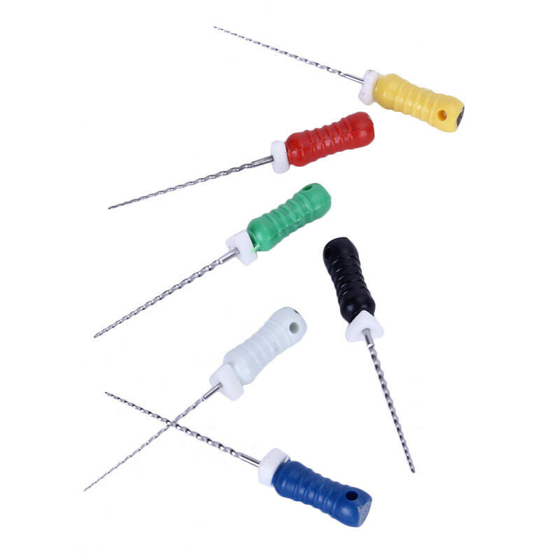 20 X Dental Endodontic Stainless Steel Root Canal Hand Use REAMERS 15#-40 21mm