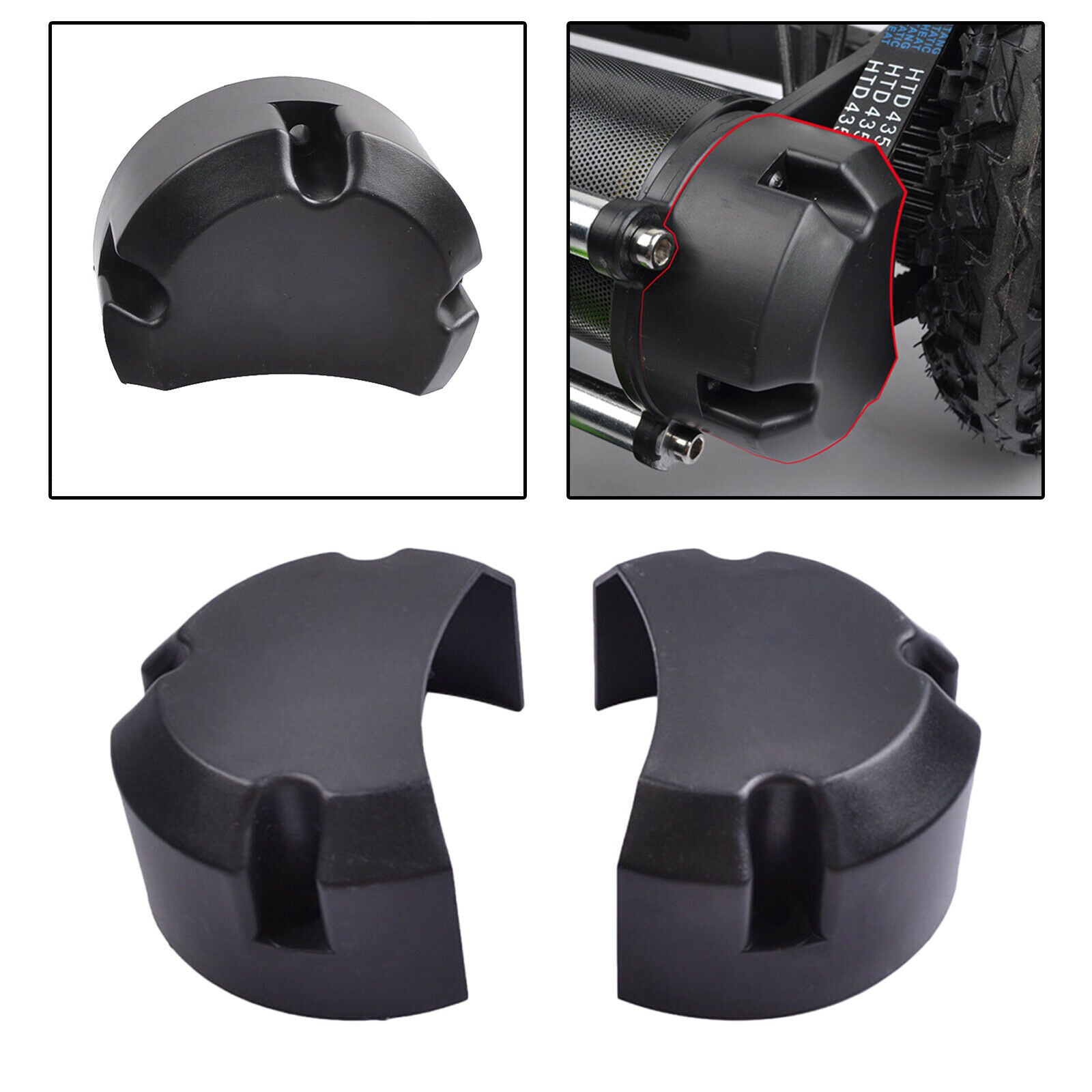 2x Electric All Terrain Skateboard Belt Covers Off Road Skate Board Case