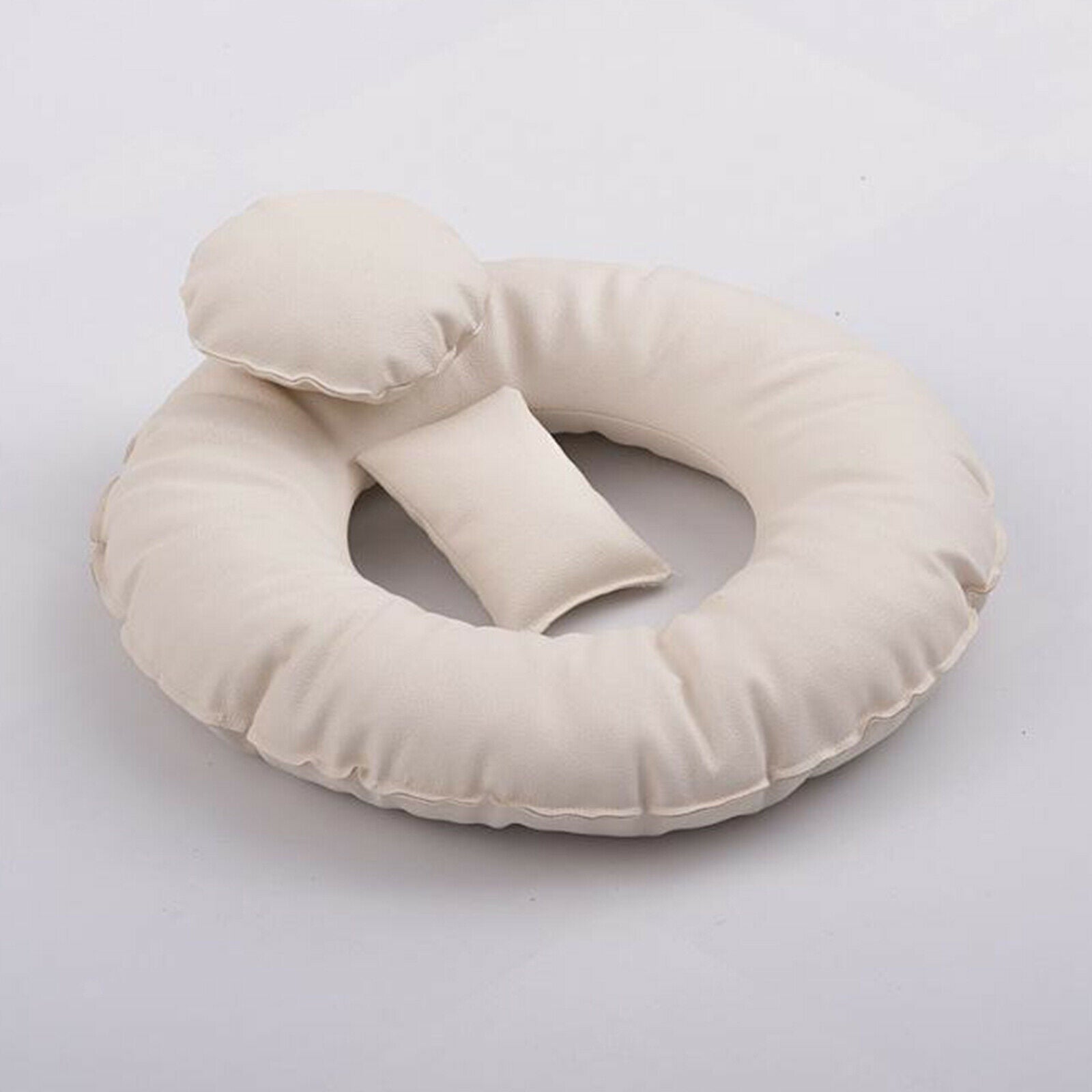 Baby Photography Prop Baby Posing Pillow Pad for Pictures Studio Shoot Beige