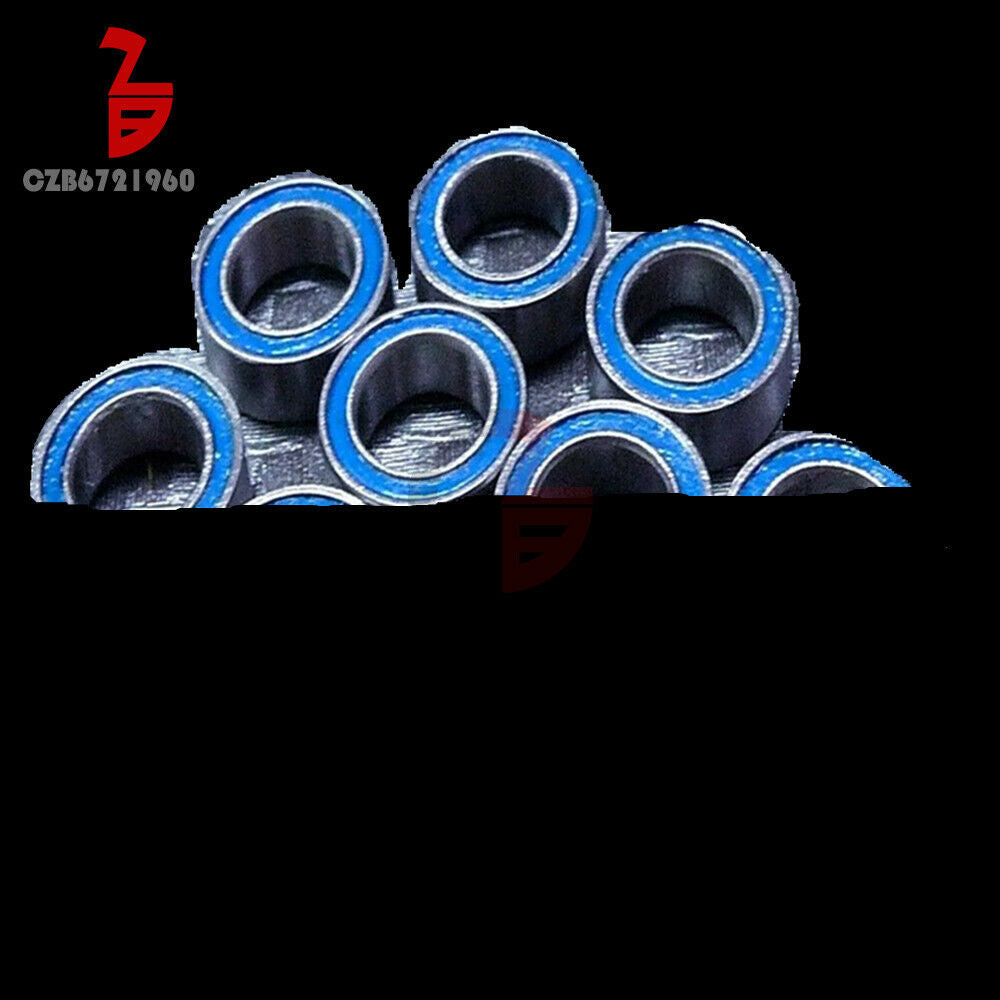 10pcs Blue 4*8*3mm MR84RS MR84-2RS 4x8x3mm Rubber Sealed Ball Bearing Bearings