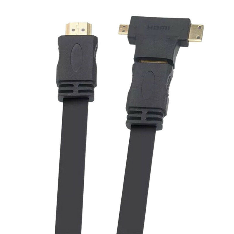 3 In 1 Micro Male Mini Hdmi Male To Hdmi Female Cable Adapter Converte JDUKOY1