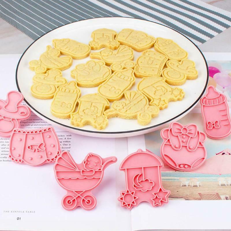 Dessert and Fondant Biscuit Cutters Plastic Material Cookie Cutters Cake Baking