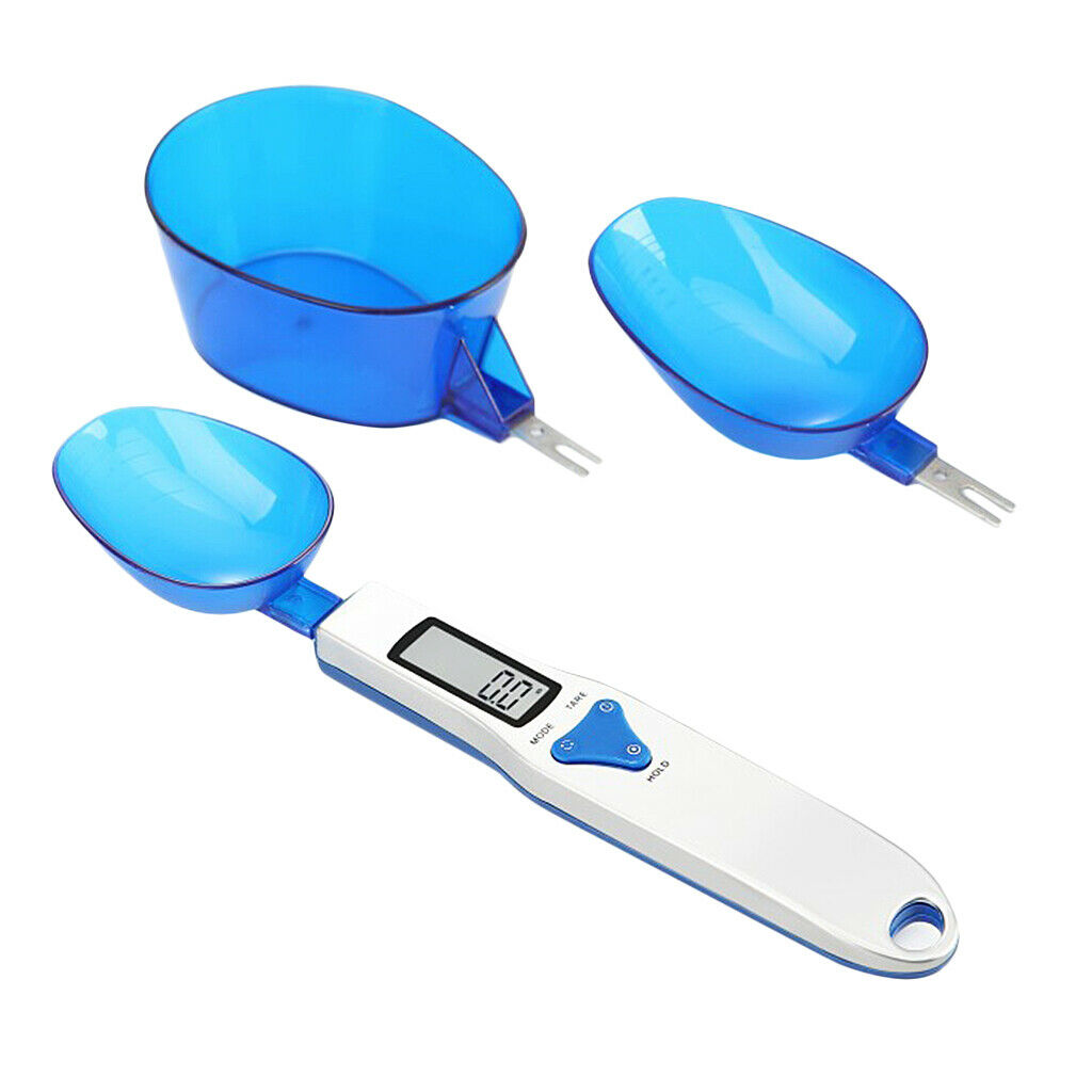 Kitchen Scale Cooking Baking Measurements LCD Display w/3 Spoons 300g