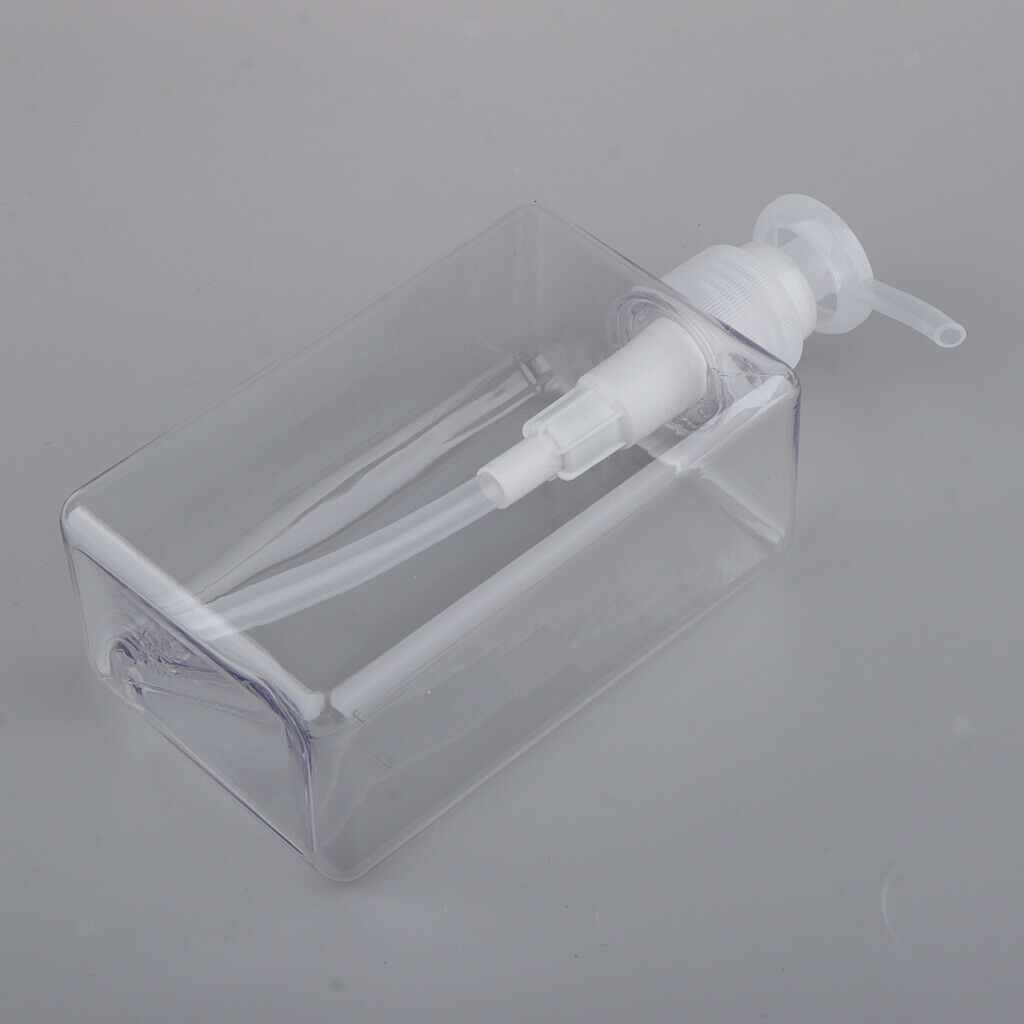 3Pcs 280ml Empty Pump Bottle Dispenser Shampoo Conditioner Bottle Container